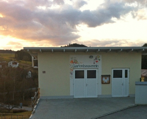 Vereinsheim von oben